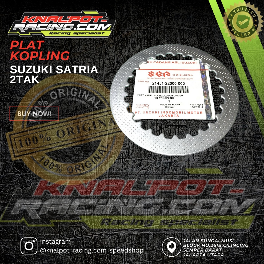 PLAT KOPLING SUZUKI SATRIA 2TAK